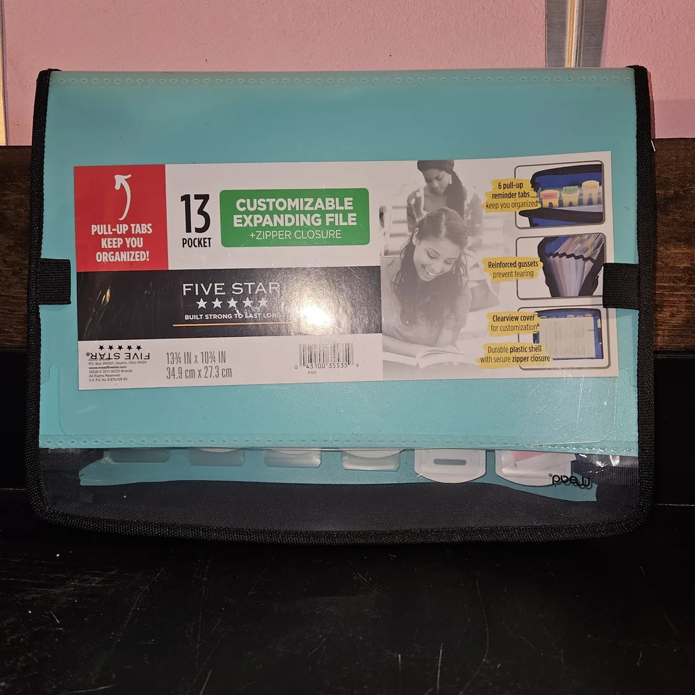 Five Star Expanding File Organizer